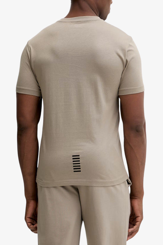  T-Shirt Maniche Corte In Cotone Pima Core Identity-emporio armani ea7-Beige-Special_-8npt25 pjvpz u6167-3  