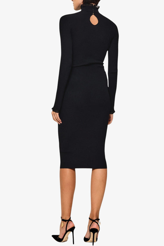  Vestito In Maglia Con Dettaglio Logo-elisabetta franchi-Nero-Special_-Am21b66e2 110-3  