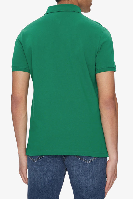  Polo Maniche Corte 1985 In Piqué Con Logo Bandierina Ricamato-tommy hilfiger-Verde-Special_-Mw0mw17770 rbn-3  