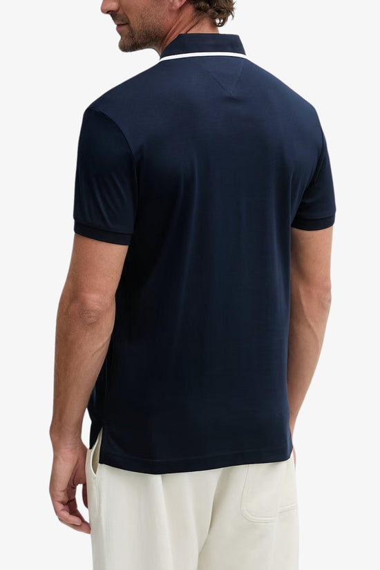  Polo Maniche Corte Slim Con Profilo Sul Colletto-tommy hilfiger-Blu-Special_-Mw0mw43144 dw5-3  