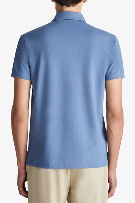  Polo Maniche Corte In Piqué Di Cotone Stretch Mezzola 02-peuterey-Blu-Special_-Peu5471 99012182 258-3  