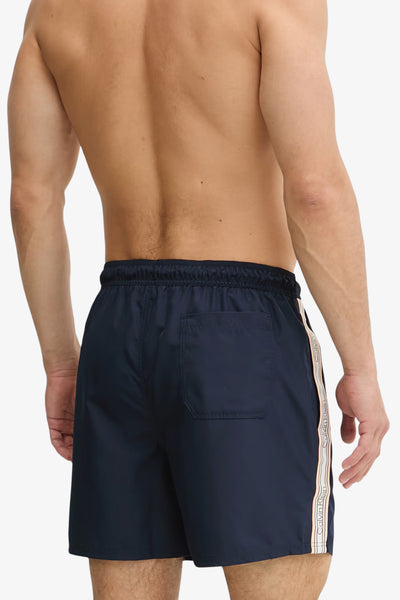 calvin klein swimwear Boxer Mare Con Bande Logo CK Icon Blu Uomo, foto 3