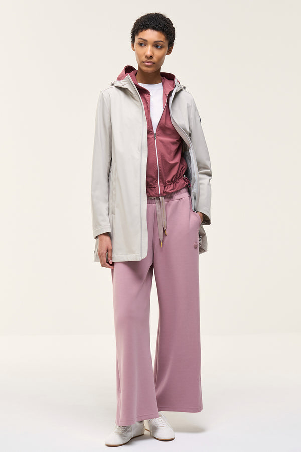 colmar Giacca Lunga Full Zip Con Cappuccio Impermeabile Beige Donna, foto 3