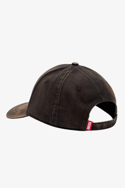 diesel Cappellino C-Run-Wash Nero Uomo, foto 3