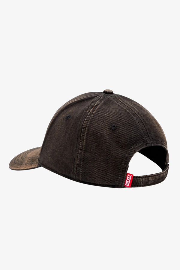 diesel Cappellino C-Run-Wash Nero Uomo, foto 3