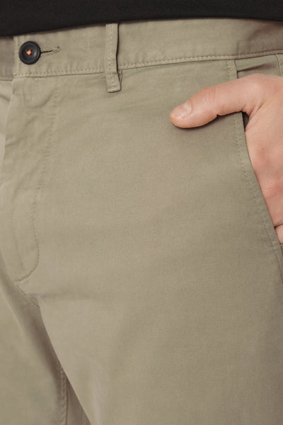boss Pantaloni Chino Slim Fit In Cotone Elasticizzato Beige Uomo, foto 3
