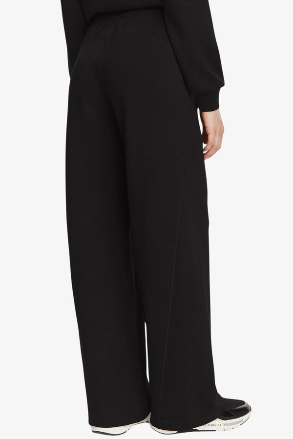 liu jo Pantaloni Scuba Logo Con Applicazioni Nero Donna, foto 3