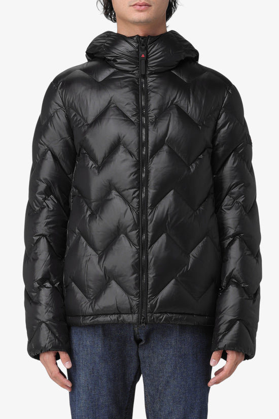  Piumino Full Zip Con Cappuccio Con Trapunta Chevron Honova LKS GRS 05-peuterey-Nero-Special_-Peu5979 01182061 ner-3  