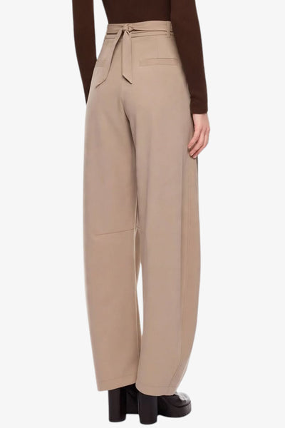 pinko Pantaloni Con Cintura New Lexy Beige Donna, foto 3
