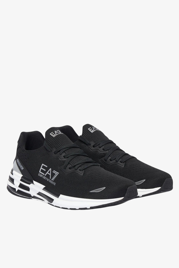 emporio armani ea7 Scarpe Crusher Distance Knit 2.0 Nero Uomo, foto 3