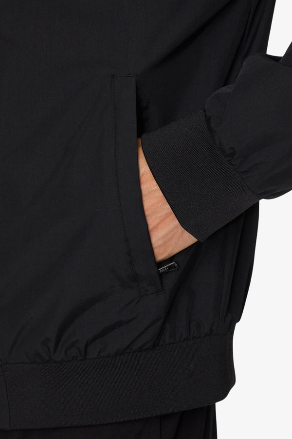 emporio armani ea7 Giacca Full Zip Core Identity In Tessuto Tecnico Nero Uomo, foto 3