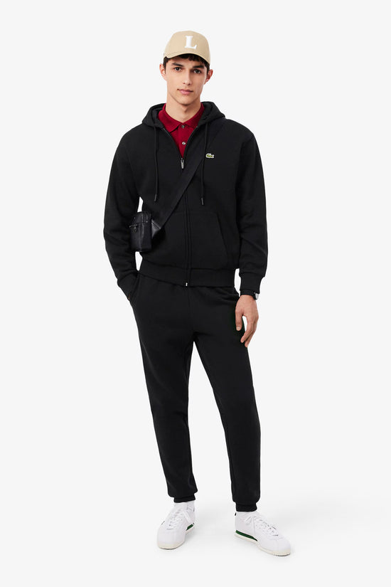  Felpa Full Zip Con Cappuccio Logo Piccolo Ricamato-lacoste-Nero-Special_-Sh8864 00 031-3  
