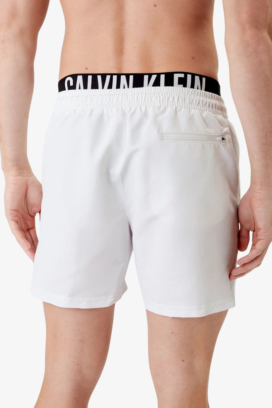  Boxer Mare Con Fascia In Vita Logata Doppia-calvin klein swimwear-Bianco-Special_-Lv00n61015 100-3  