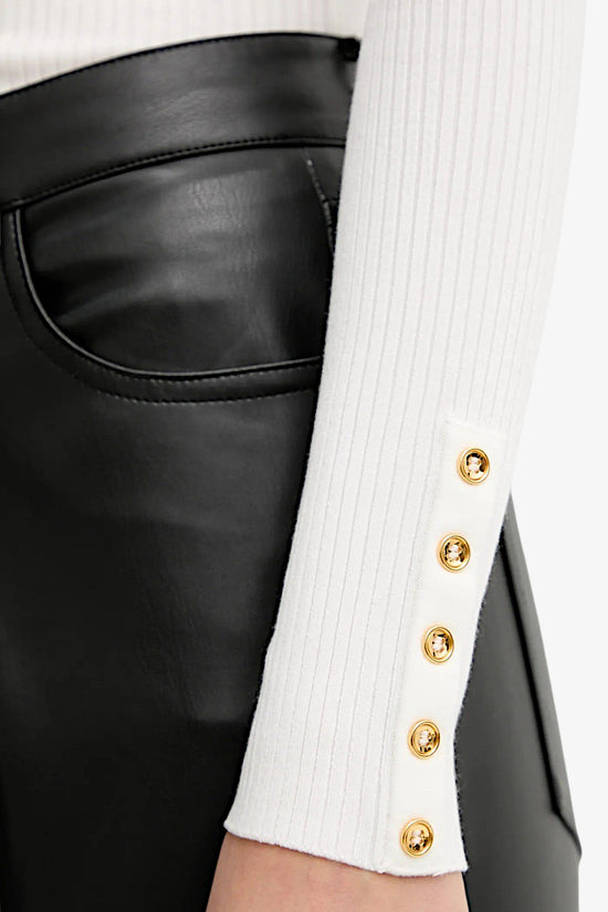  Dolcevita Maglione A Costine Con Taschino-elisabetta franchi-Bianco-Donna-Mk11b56e2 360-3  