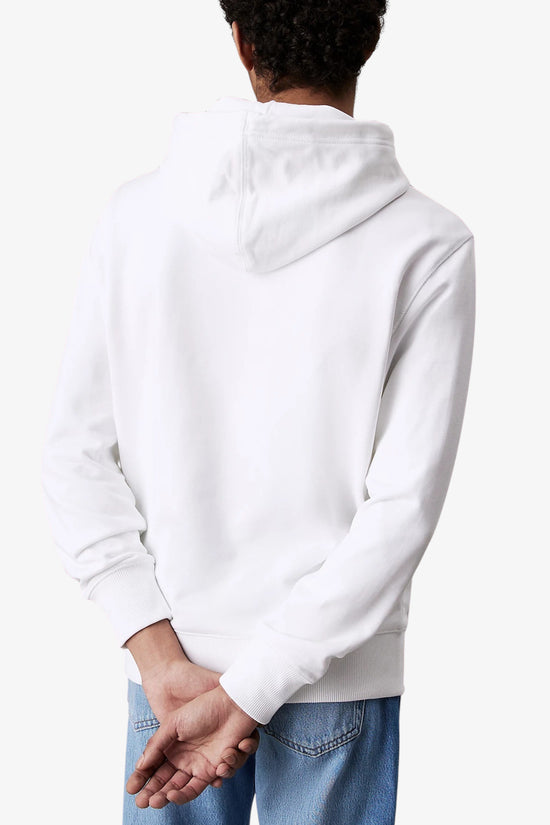  Felpa Con Cappuccio Stemma Logo-calvin klein jeans-Bianco-Uomo-J30j327113 yaf-3  