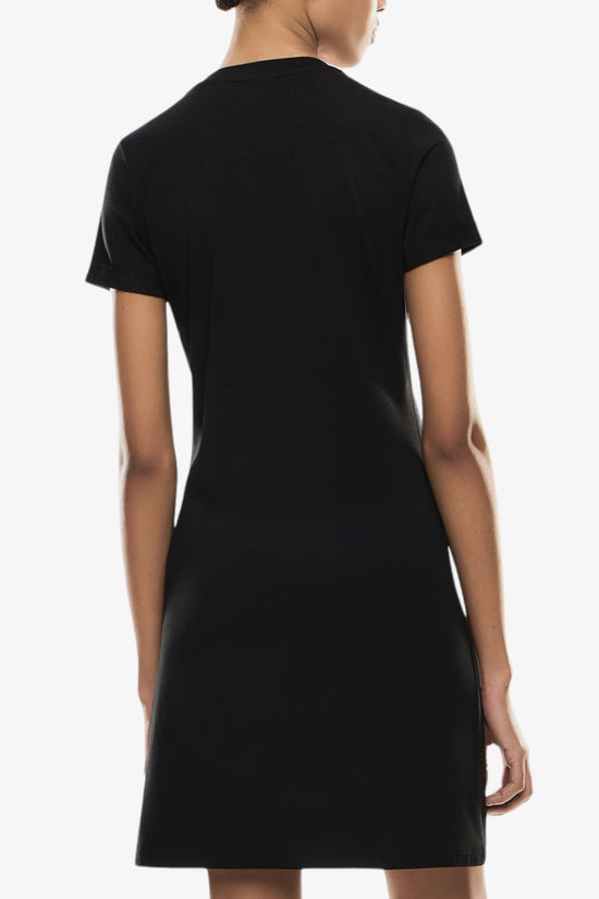  Vestito Maniche Corte Logo Evolution Con Borchiette-emporio armani ea7-Nero-Special_-7w000478 af12500 uc001-3  