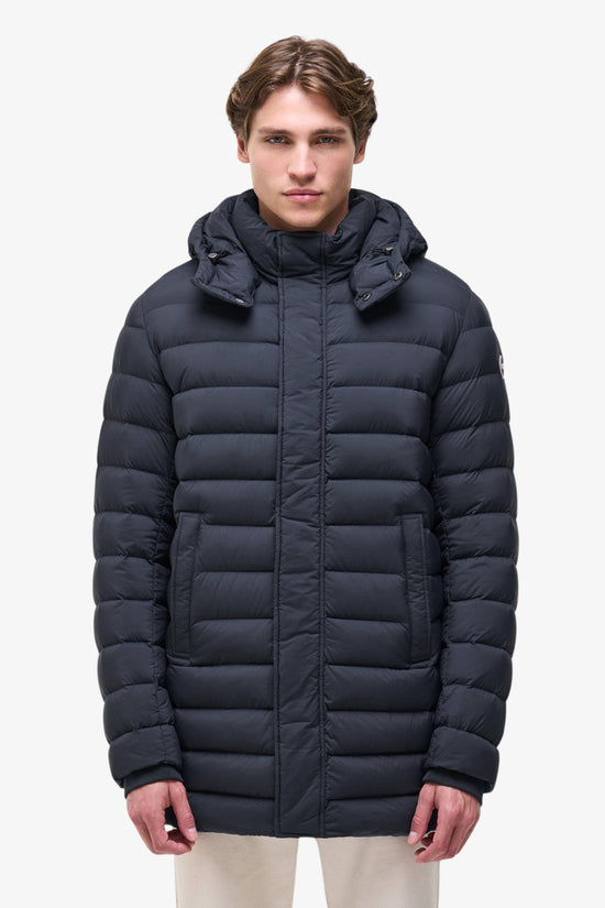  Piumino Lungo Full Zip Con Cappuccio Con Spacchi Laterali-colmar-Blu-Special_-12000001 4zp 68-3  