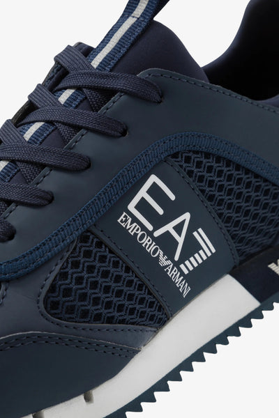 emporio armani ea7 Scarpe Black & White Blu Uomo, foto 3