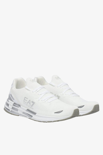 emporio armani ea7 Scarpe Crusher Distance Knit 2.0 Bianco Unisex, foto 3