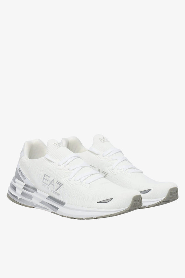 emporio armani ea7 Scarpe Crusher Distance Knit 2.0 Bianco Unisex, foto 3