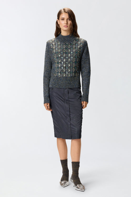  Maglione Collo Alto Con Trecce E Pietre-pinko-Multicolore-Donna-105971 a2yc ig1-3  