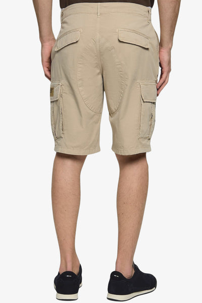 aeronautica militare Bermuda Cargo Beige Uomo, foto 3