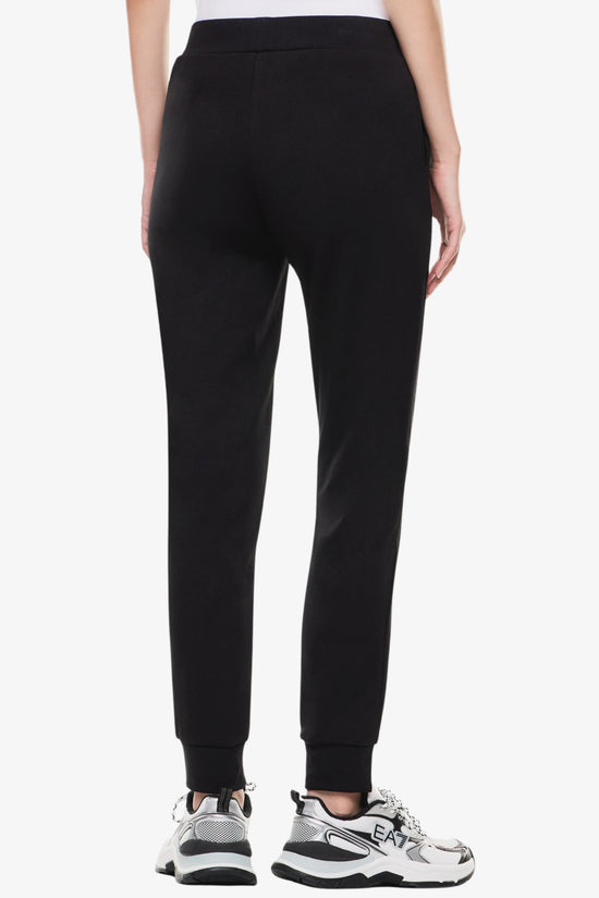  Pantaloni Logo Series Tono Su Tono Con Strass-emporio armani ea7-Nero-Special_-7w000538 af15831 mc043-3  