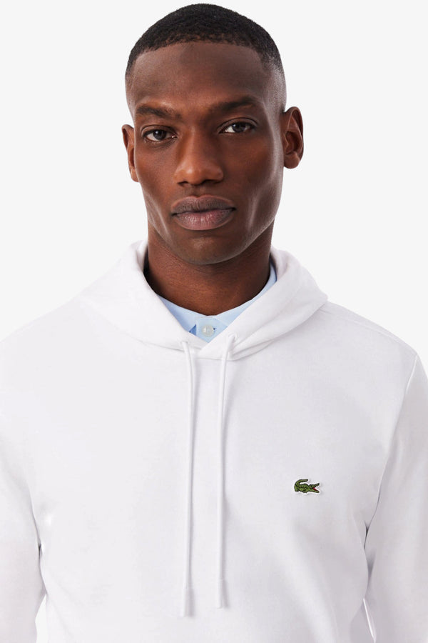 lacoste Felpa Con Cappuccio Bianco Uomo, foto 3