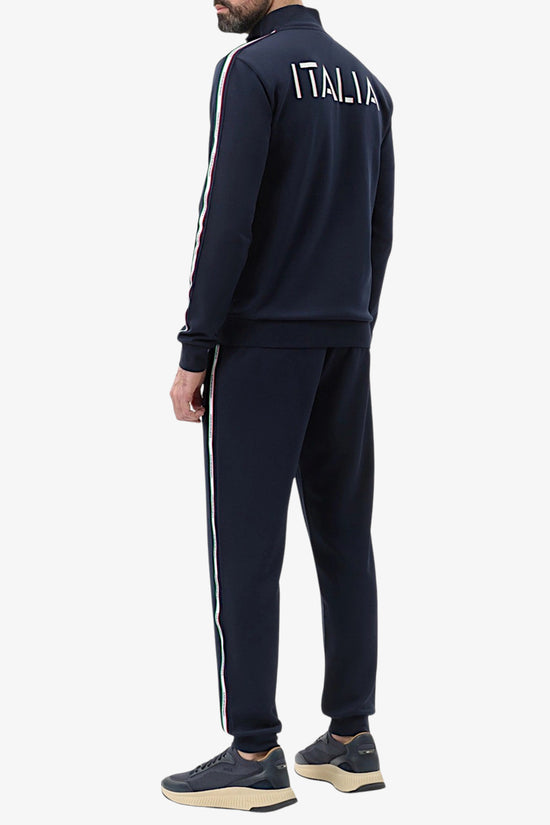  Tuta Full Zip Con Bande Logo Italian Spirit-emporio armani ea7-Blu-Special_-7m001867 af12660 ub102-3  