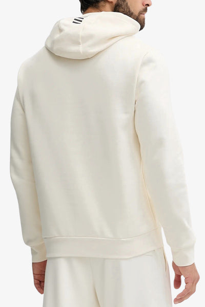 emporio armani ea7 Felpa Con Cappuccio Core Identity Bianco Uomo, foto 3