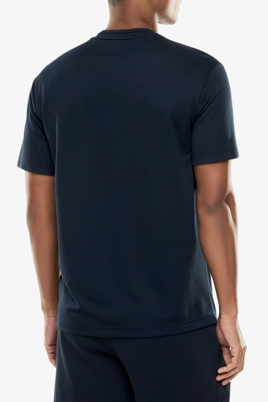  T-Shirt Maniche Corte Lux Identity In Jersey Di Misto Modal-emporio armani ea7-Blu-Special_-7m001357 af13862 ub102-3  
