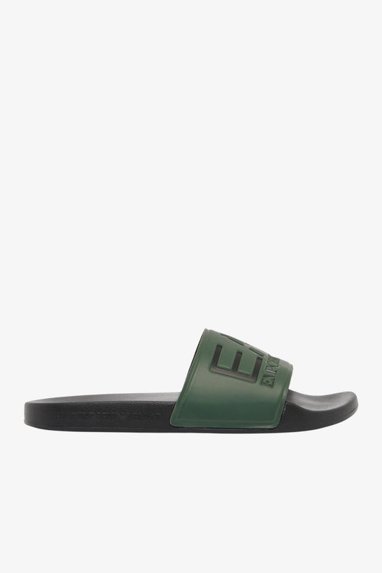  Ciabatte Con Fascia E Big Logo-emporio armani ea7-Verde-Special_-7x000108 af15118 mz625-3  