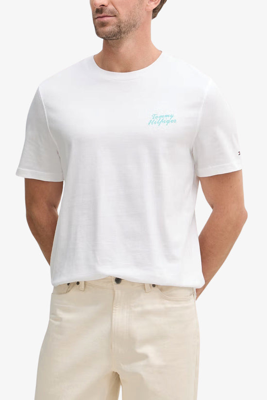  T-Shirt Maniche Corte Con Stampa Sul Retro-tommy hilfiger-Bianco-Special_-Mw0mw42386 ybr-3  