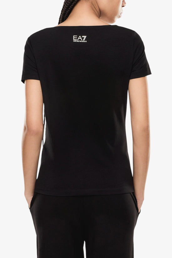  T-Shirt Maniche Corte Signature Logo Series Borchiette-emporio armani ea7-Nero-Special_-7w000978 af10373 uc001-3  