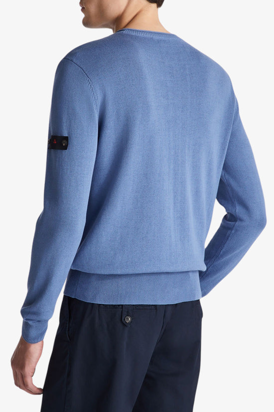  Maglione Girocollo Leggero In Tricot Di Cotone Caliper 01-peuterey-Blu-Special_-Peu5493 99012133 258-3  