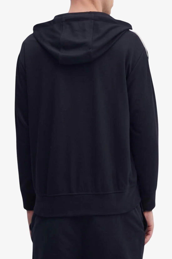  Felpa Full Zip Con Cappuccio Bande Laterali E Logo Script-armani exchange-Blu-Special_-8nzmsh z9n1z9 1583-3  