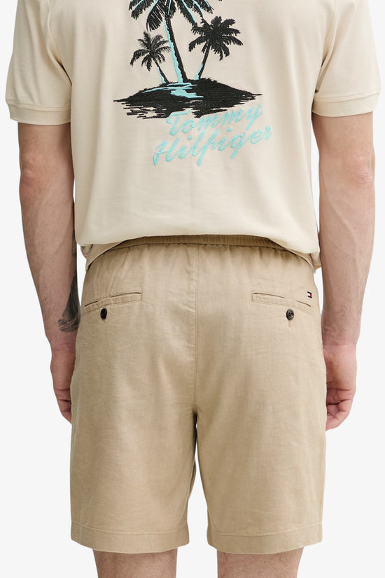  Shorts Chino Dover In Misto Lino-tommy hilfiger-Beige-Special_-Mw0mw44353 aeg-3  