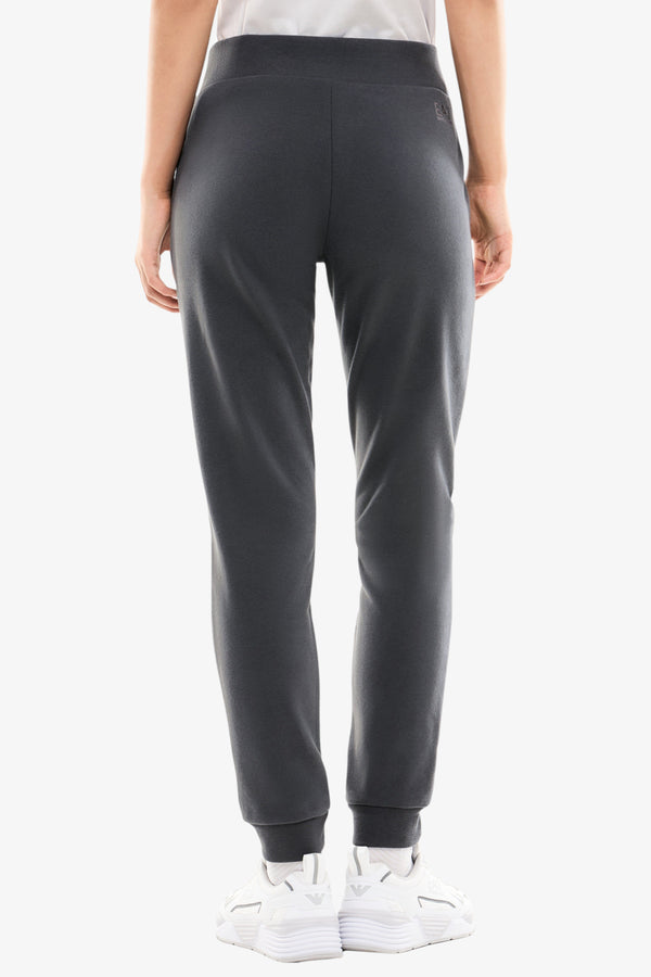 emporio armani ea7 Pantaloni Logo Series Con Borchie Grigio Donna, foto 3