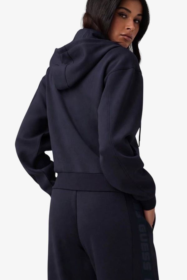 guess Felpa Full Zip Con Cappuccio Brianna Blu Donna, foto 3