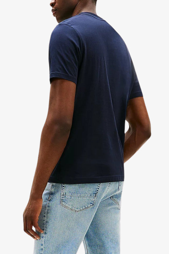  T-Shirt Maniche Corte Logo New York-tommy hilfiger-Blu-Uomo-Mw0mw39355 dw5-3  