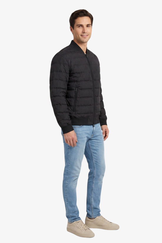  Piumino Full Zip In Nylon Jacquard Logo All-Over-armani exchange-Nero-Special_-Xm003310 af28563 fc340-3  