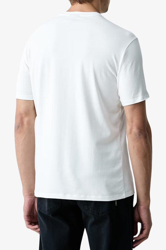  T-Shirt Maniche Corte Slim In Jersey Di Cotone Stretch-armani exchange-Bianco-Special_-Xm003141 af26650 u0009-3  