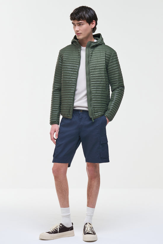 Piumino Full Zip Con Cappuccio Ultra Leggero Packable-colmar-Verde-Uomo-1237 8vx 769-3  