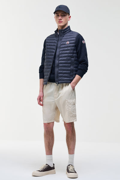 colmar Gilet Full Zip Imbottito In Piuma Leggera Blu Uomo, foto 3