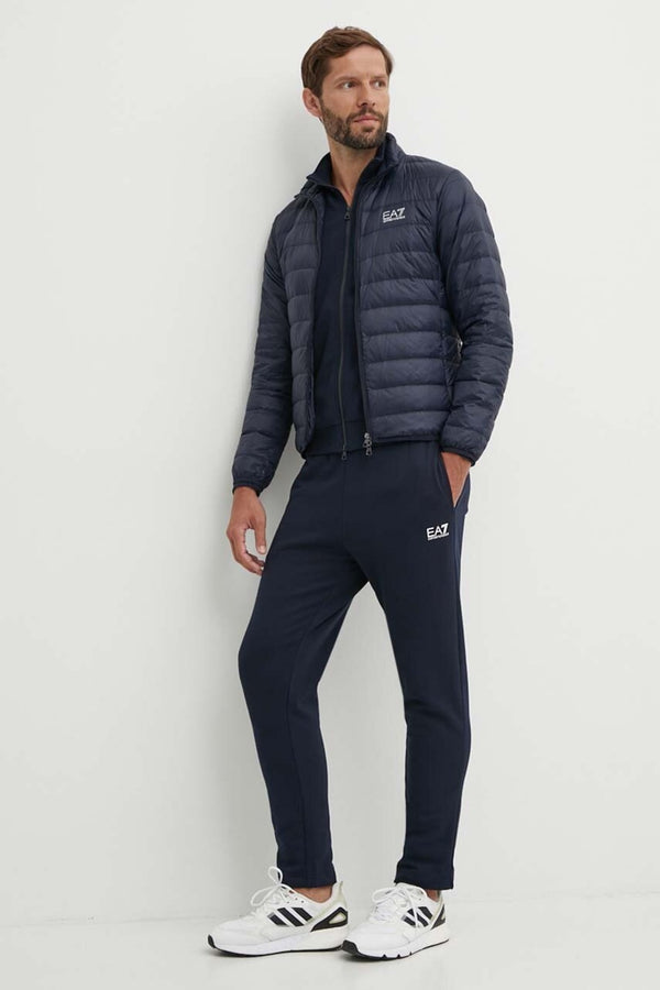 emporio armani ea7 Piumino Full Zip Packable Core Identity Blu Uomo, foto 3
