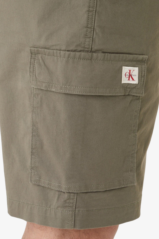  Bermuda Cargo In Cotone Comfort-calvin klein jeans-Verde-Special_-Lv04rb618g ldy-3  