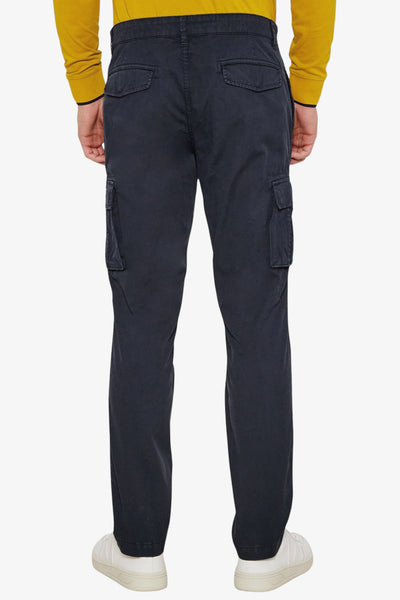 aeronautica militare Pantaloni Cargo Blu Uomo, foto 3