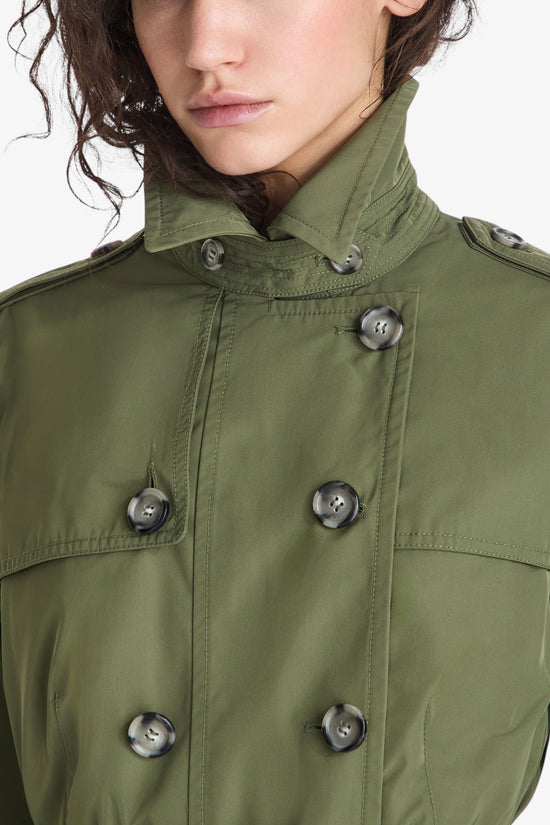  Trench Doppiopetto In Taffetà Con Cintura Knude TJT 01-peuterey-Verde-Special_-Ped5620 01182029 471-3  
