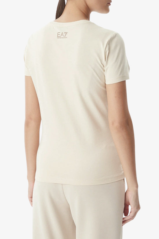  EMPORIO ARMANI EA7 T.SHIRT DONNA MM G.-emporio armani ea7-Beige-Special_-7w001093 af10373 u1088-3  