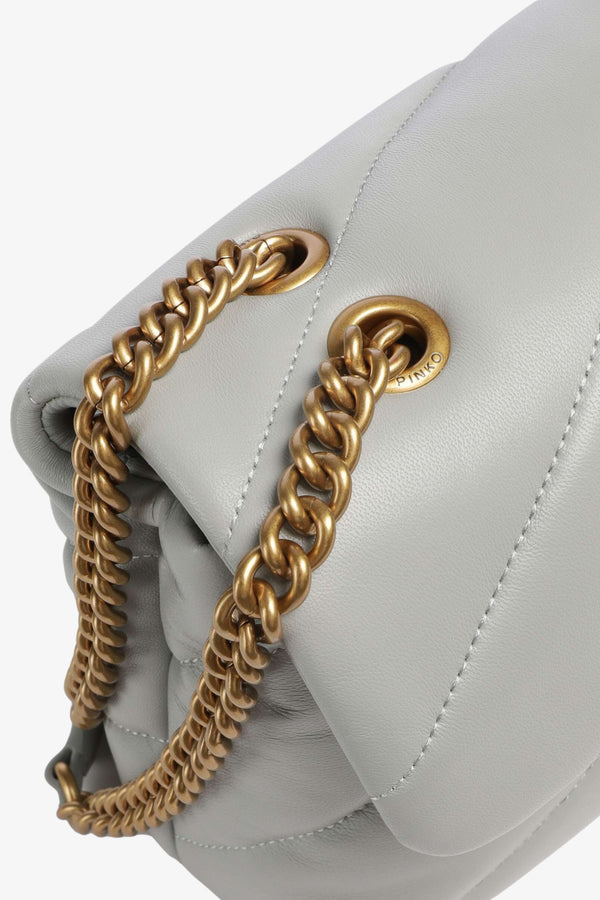 pinko Borsa A Tracolla Classic Love Bag Puff Maxi Quilt Grigio Donna, foto 3